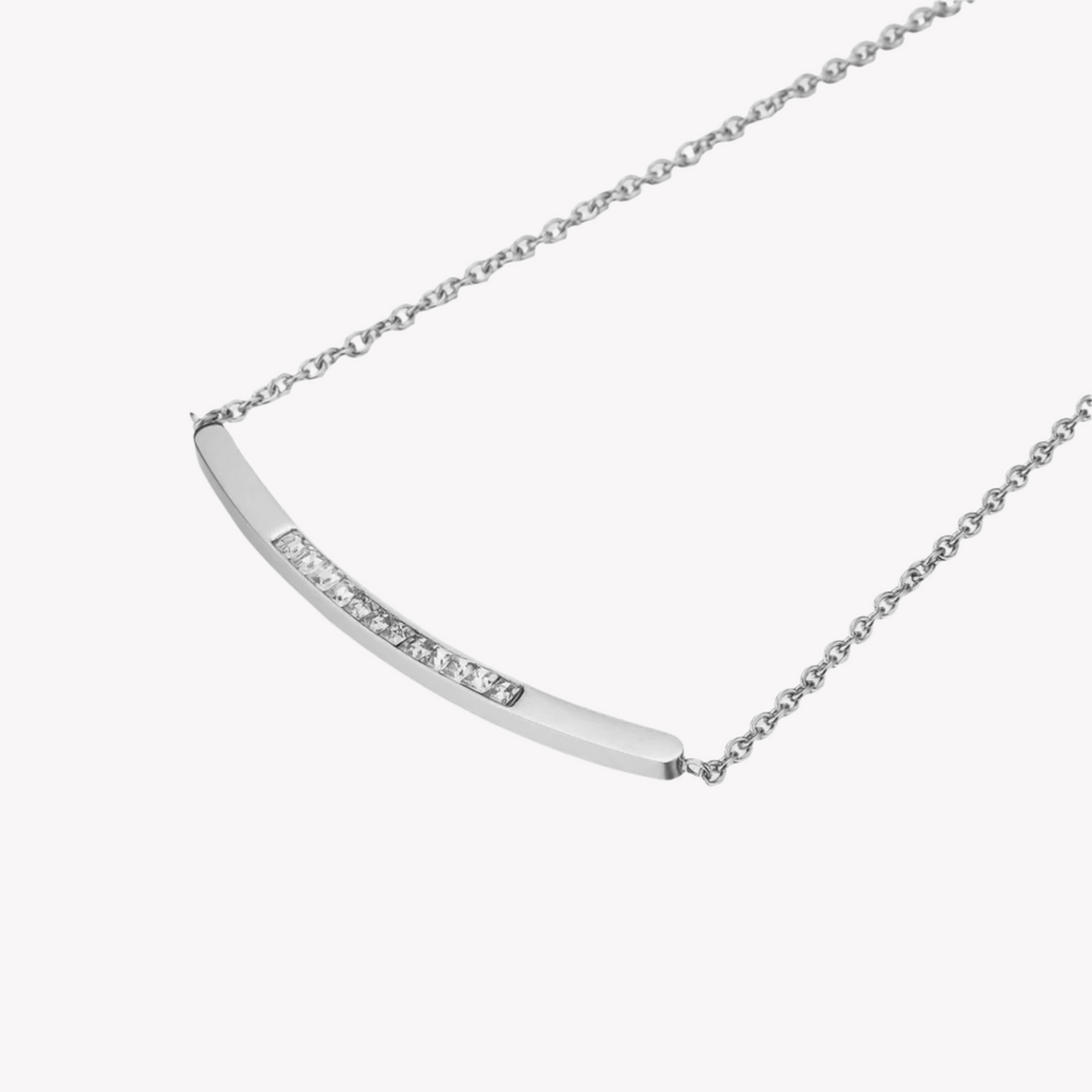 Zink Women's Silver Stainless Steel Necklace | Zfnl001ss