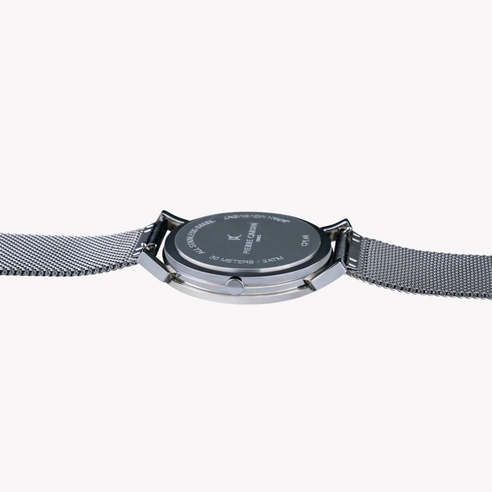 Pierre Cardin Men's Silver Stainless Steel Watch, Blue Dial | Cpi.2028 by i-watch