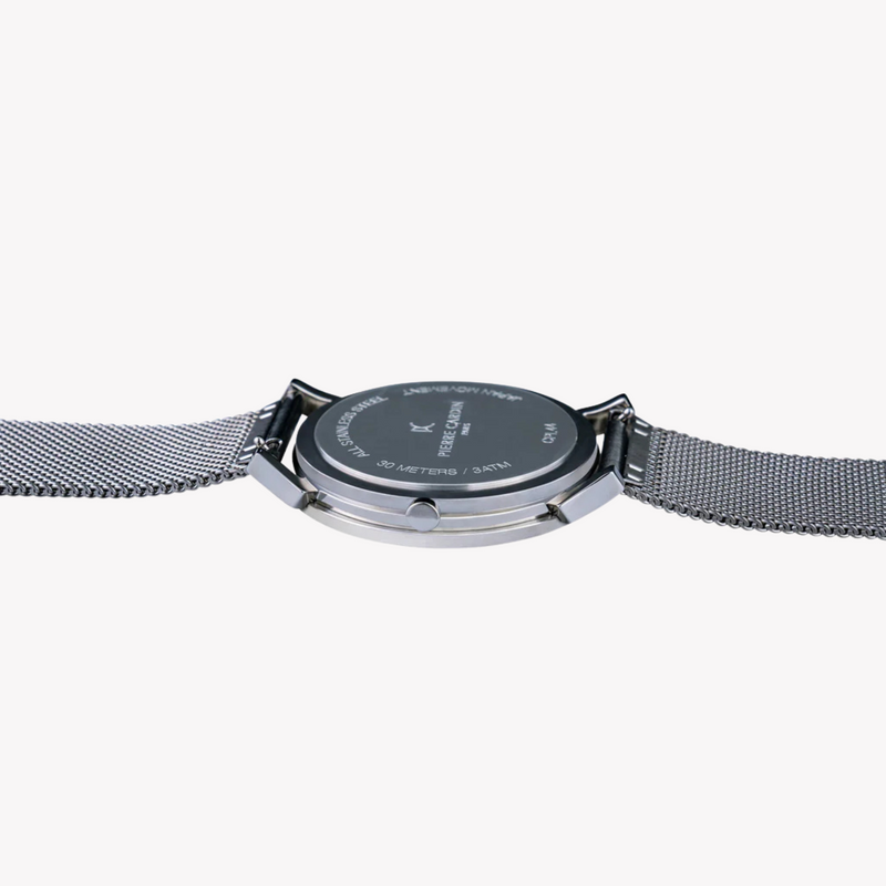 Pierre Cardin Men's Silver Stainless Steel Watch, Blue Dial | Cpi.2028 by i-watch