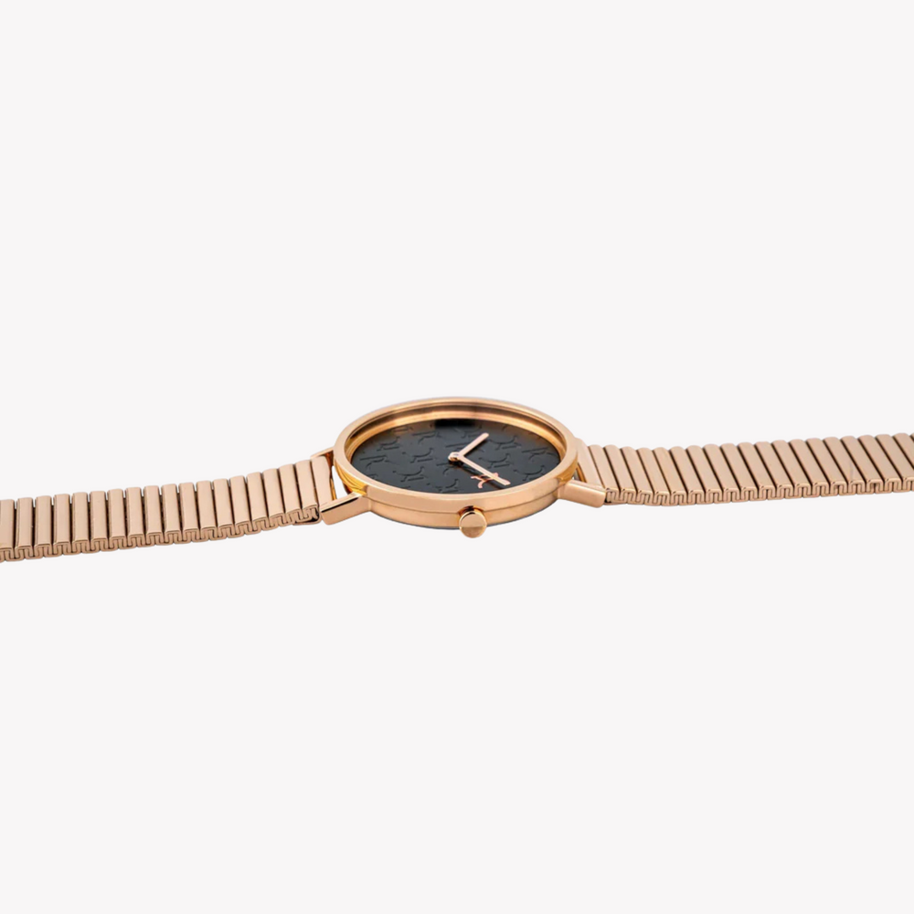 Pierre Cardin Women's Rose Gold Watch, Black Dial | Cbv.1513 by i-watch