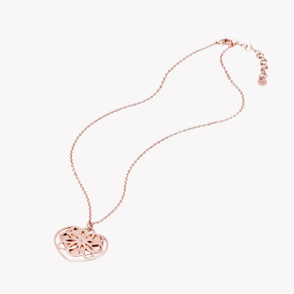 Zink Women's Rose Gold Stainless Steel Necklace | Zfnl004rg by i-watch
