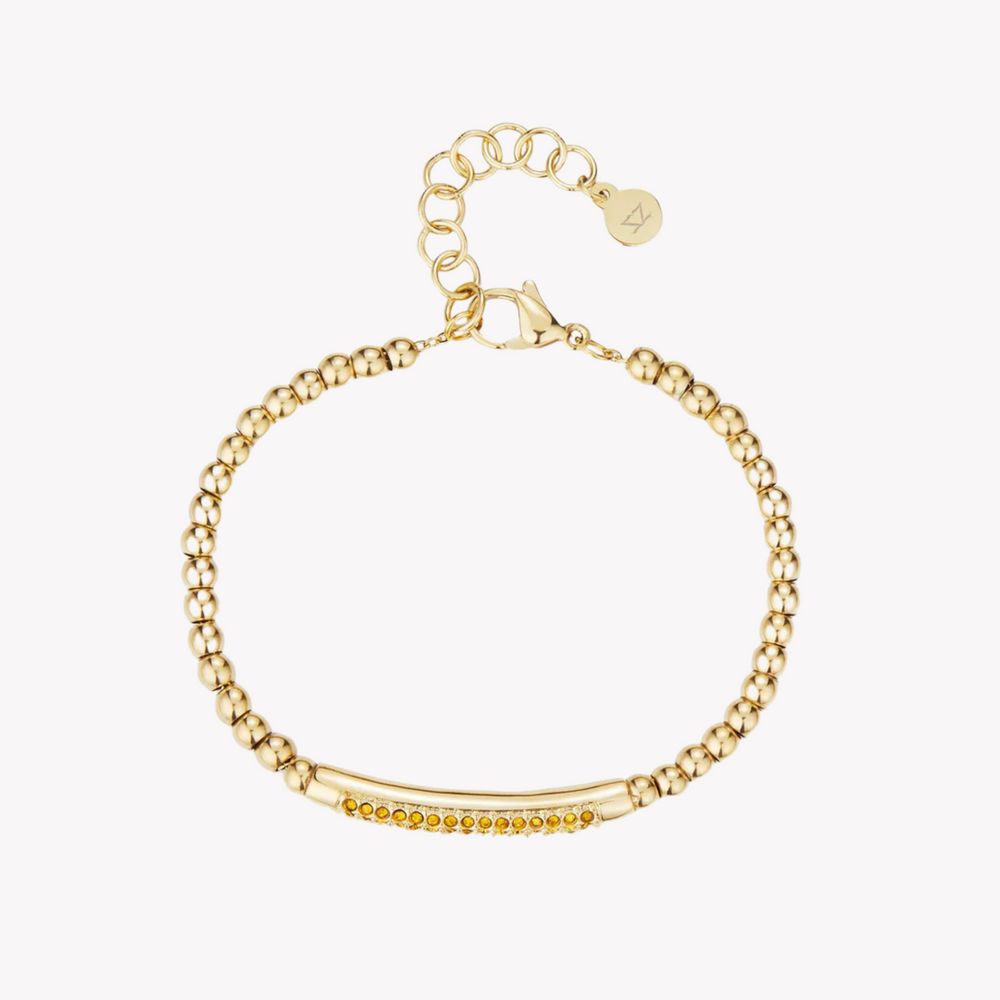 Zink Women's Gold Stainless Steel Bracelet | Zfbr003g by i-watch