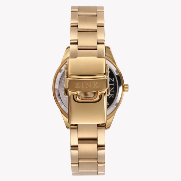 Zink Women's Gold Stainless Steel Quartz Watch | Zk128l2ss-59