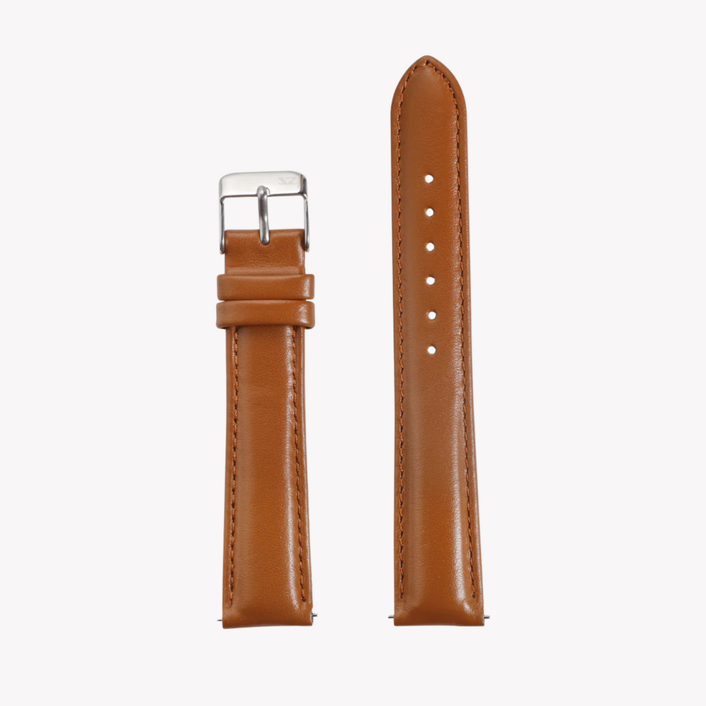 Zink Women's Leather Watch Band - Brown | Zlb007bws