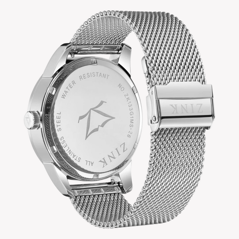 Zink Men's Silver Stainless Steel Watch | Zk133g1ms-26 by i-watch