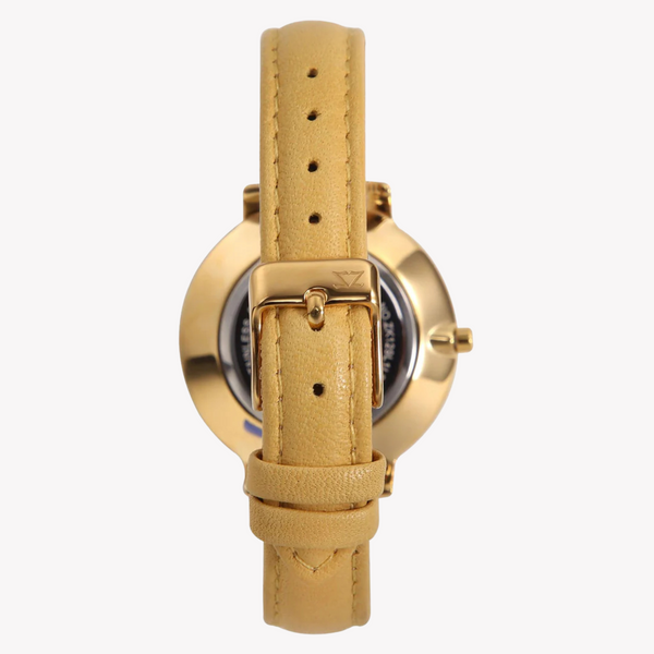 Zink Women's Gold & Khaki Watch - Stainless Steel | Zk129l1ls-1015s