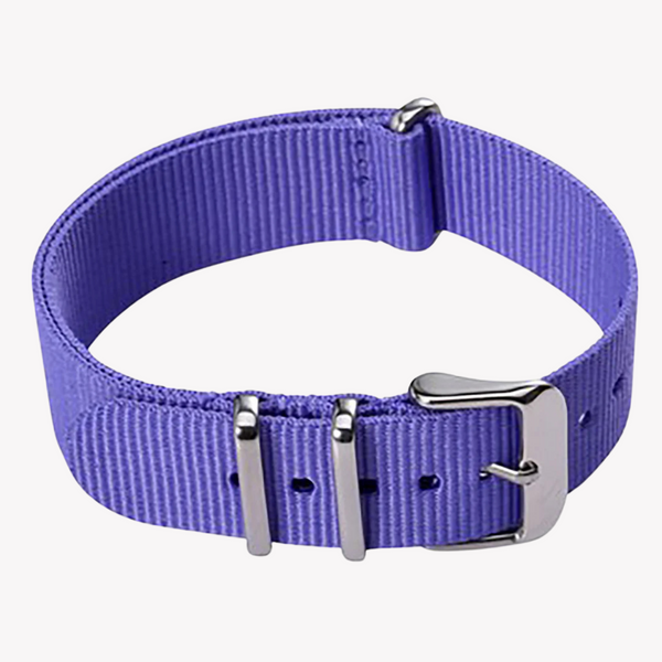 Zink Women's Nylon Watch Band - Violet | Znb002ps