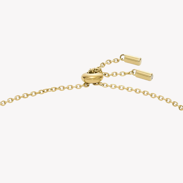 Fossil Jewels Women's Gold-Tone Bracelet, Cubic Zirconia Accents | JOF00943710