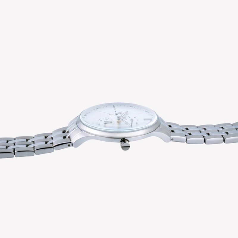 Pierre Cardin Men's Silver Stainless Steel Watch, White Dial | Pc902731f104 by i-watch