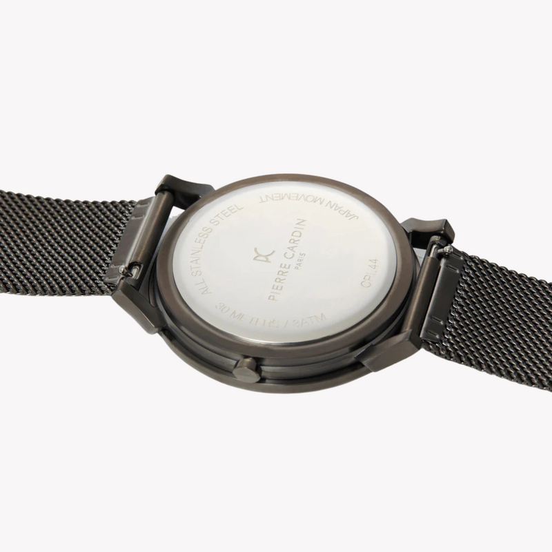 Pierre Cardin Men's Stainless Steel Gray Watch, White Dial | Cpi.2033 by i-watch