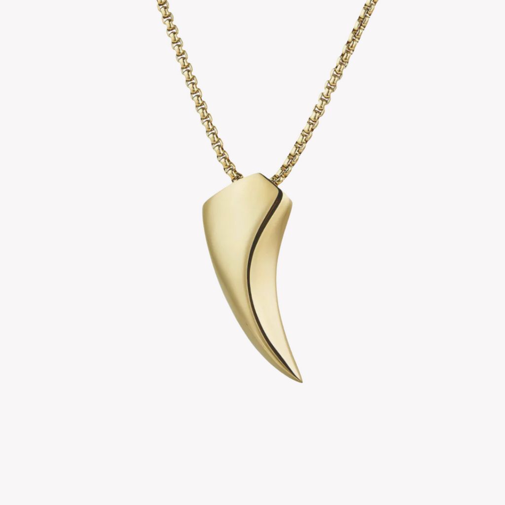 Zink Men's Gold Stainless Steel Necklace | Zjpd006sp-G