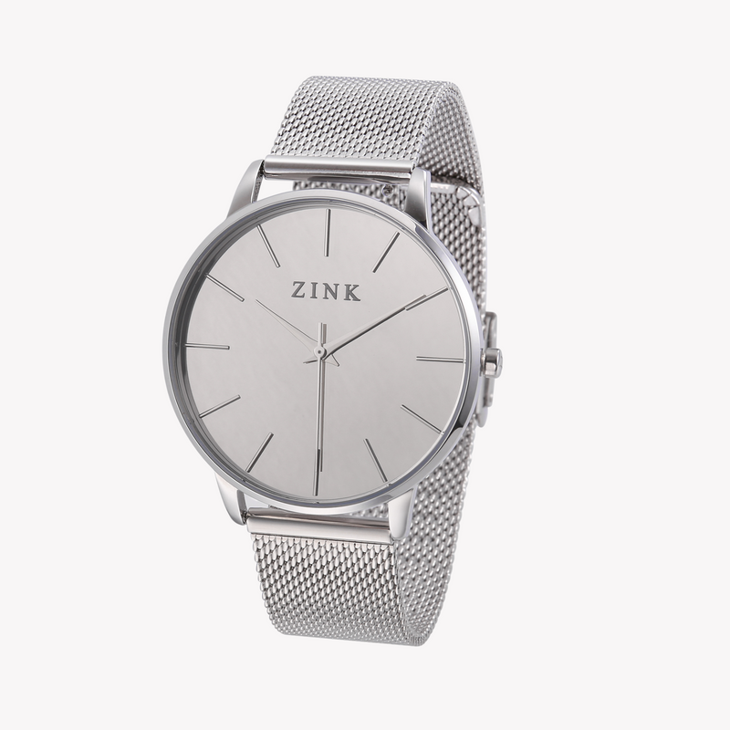 Zink Women's Silver Stainless Steel Quartz Watch | Zk132l1ms-Sm6