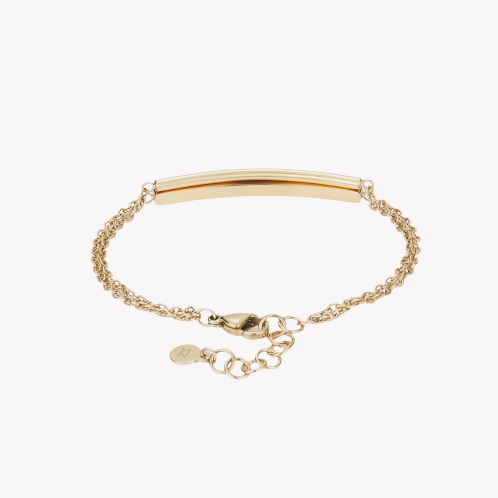 Zink Women's Gold Stainless Steel Bracelet | Zfbr012g