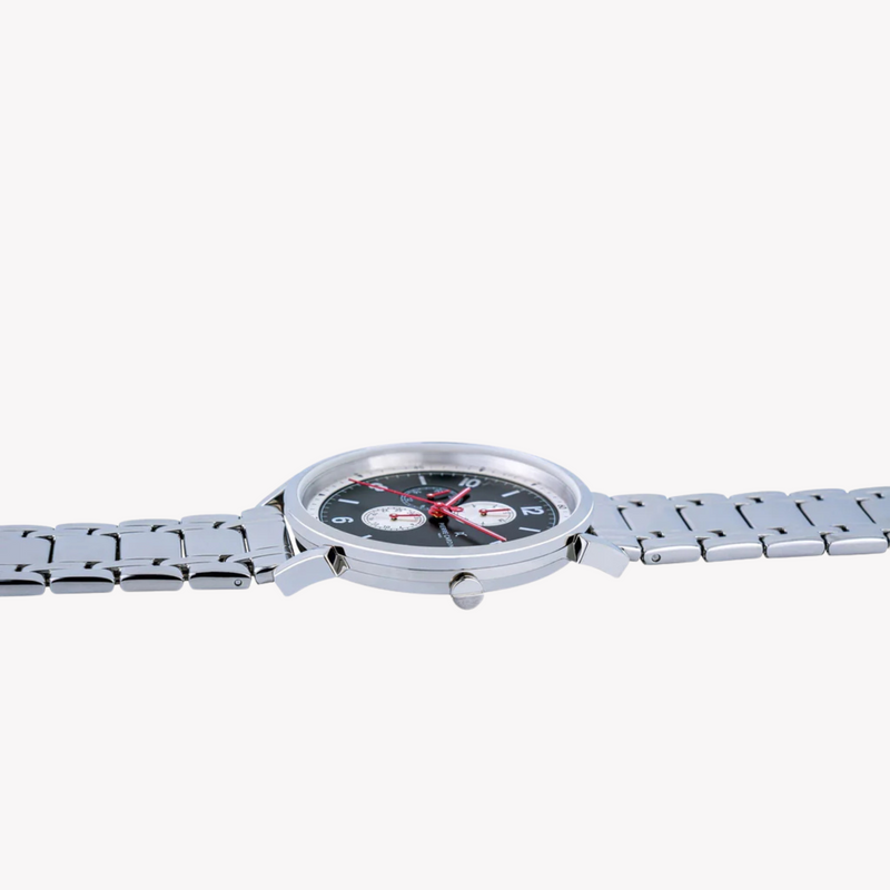 Pierre Cardin Men's Silver Stainless Steel Watch, Black Dial | Cpi.2083 by i-watch