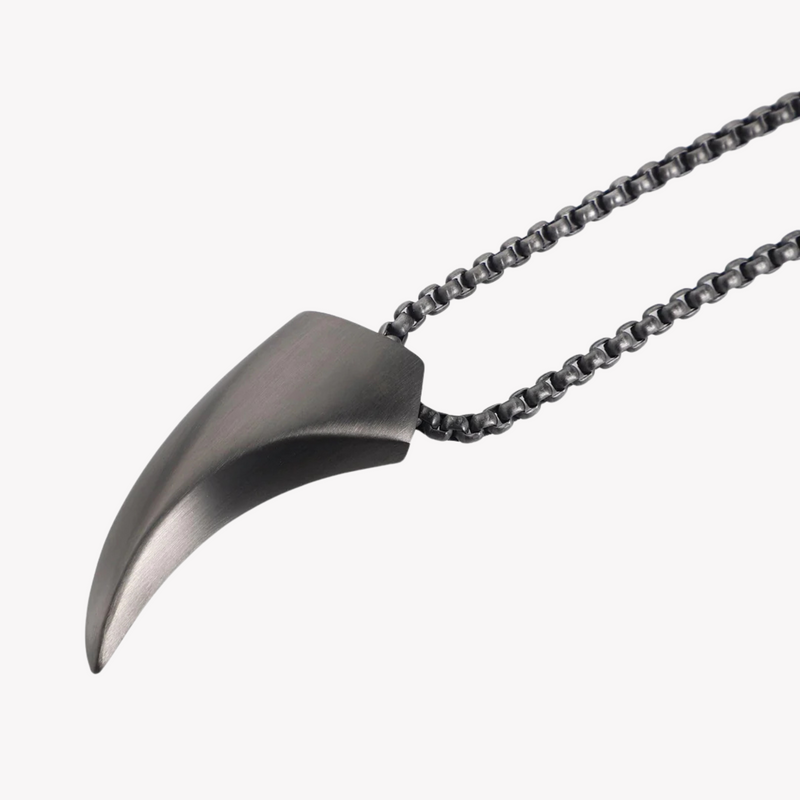 Zink Men's Black Stainless Steel Necklace | Zjpd006sp-Pg by i-watch