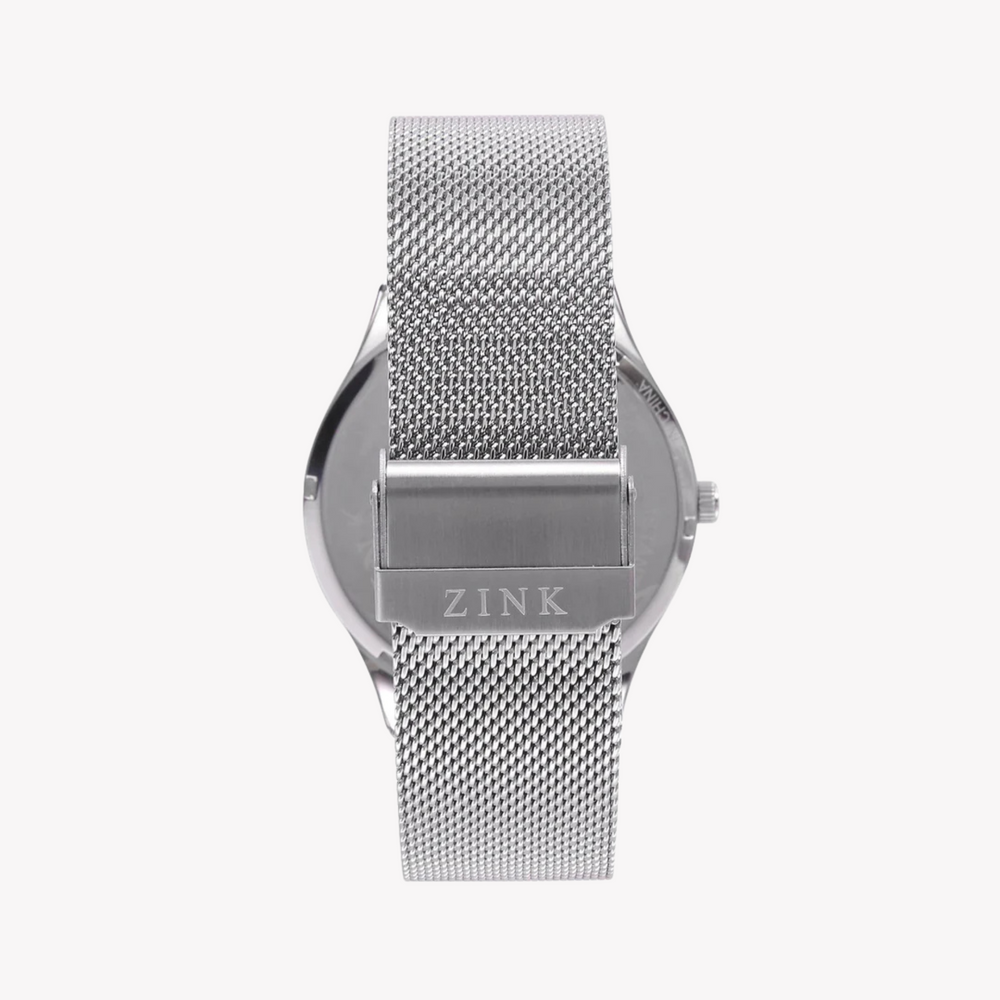 Zink Men's Stainless Steel Watch - Silver & Black | Zk130g5ms-36 by i-watch