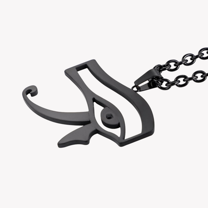 Zink Men's Black Stainless Steel Necklace | Zjpd025b by i-watch