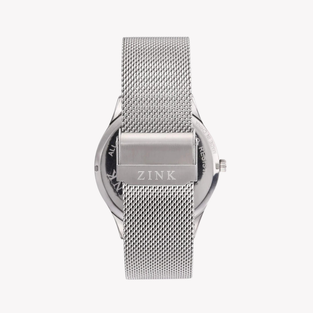 Zink Men's Silver Stainless Steel Watch | Zk130g5ms-16