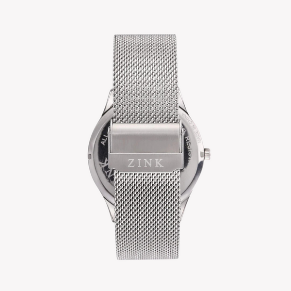 Zink Men's Silver Stainless Steel Watch | Zk130g5ms-16