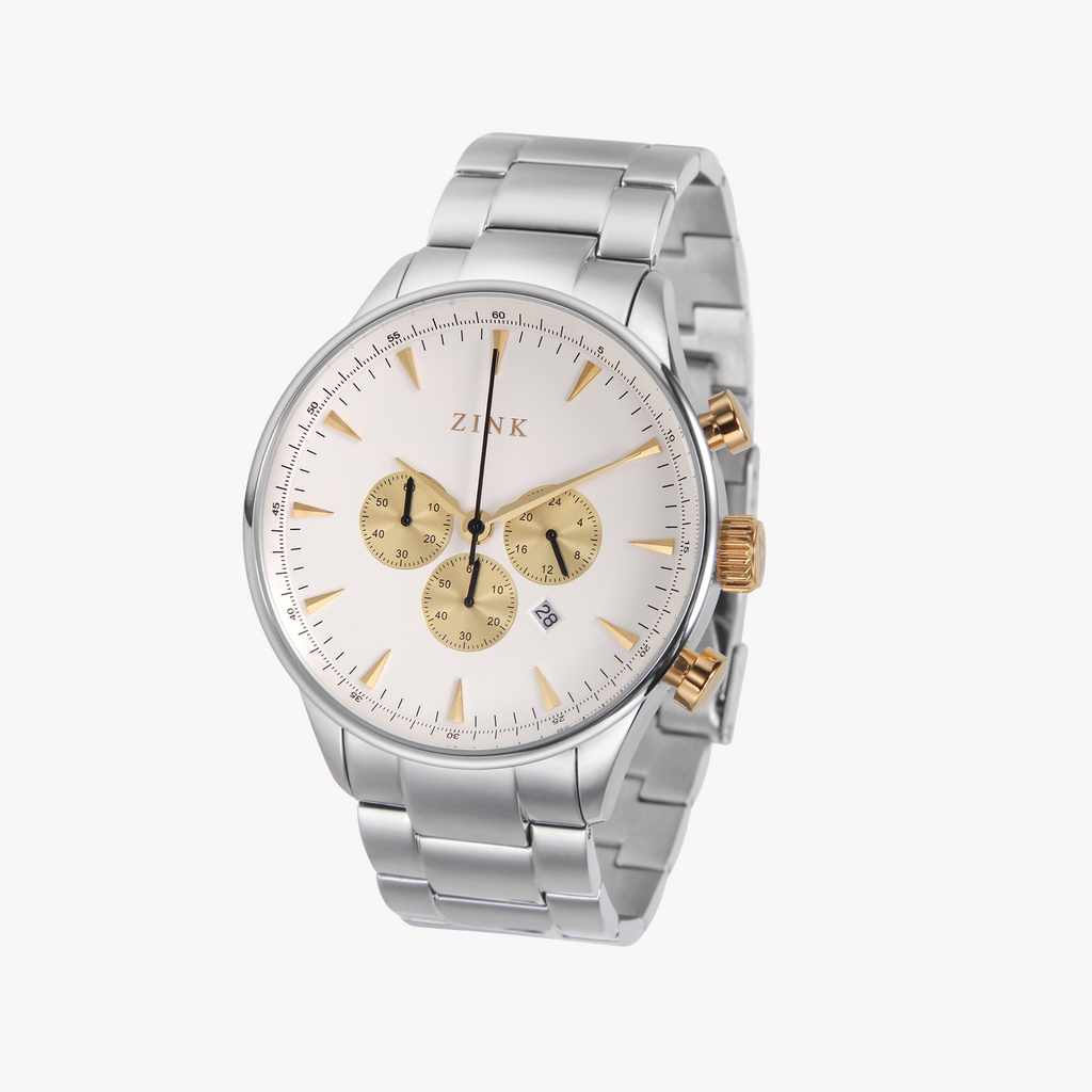 Zink Men's Stainless Steel Silver Watch | Zk127g2ss-T6