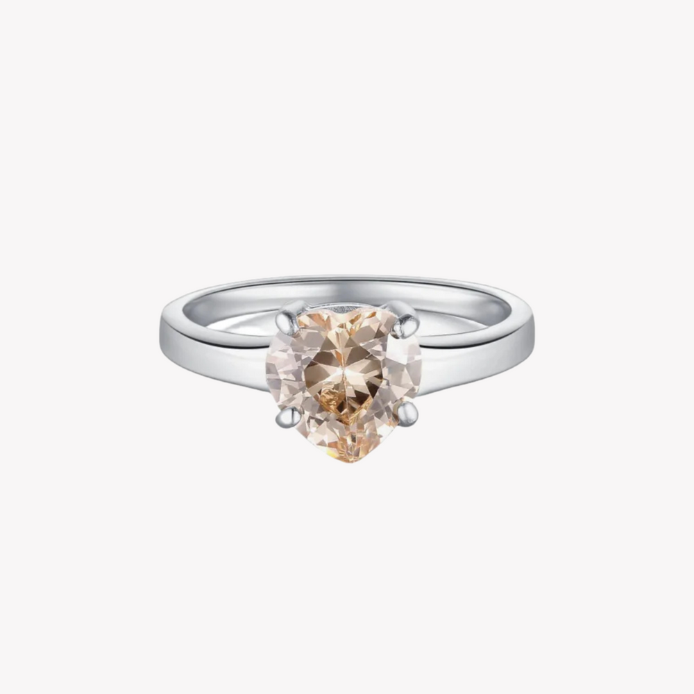 Zink Women's Silver Stainless Steel Ring | Zfrg002shch by i-watch