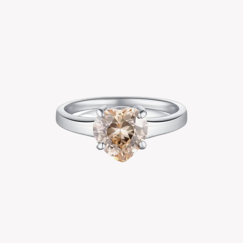 Zink Women's Silver Stainless Steel Ring | Zfrg002shch by i-watch