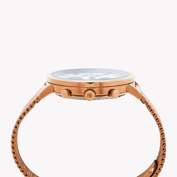 Pierre Cardin Men's Rose Gold Watch, White Dial | Pc902641f10 by i-watch