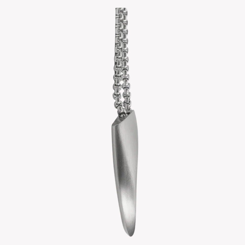 Zink Men's Stainless Steel Silver Necklace | Zjpd006sp-S