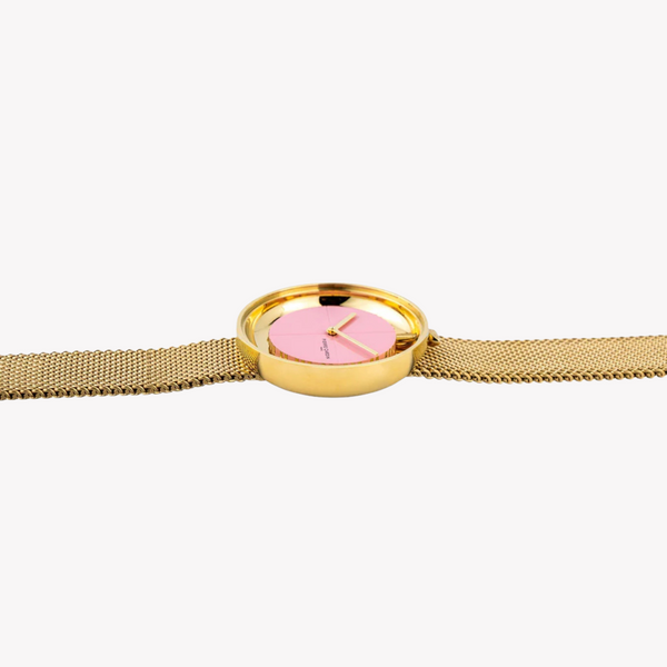Pierre Cardin Women's Gold Stainless Steel Watch, Pink Dial | Cma.0016 by i-watch
