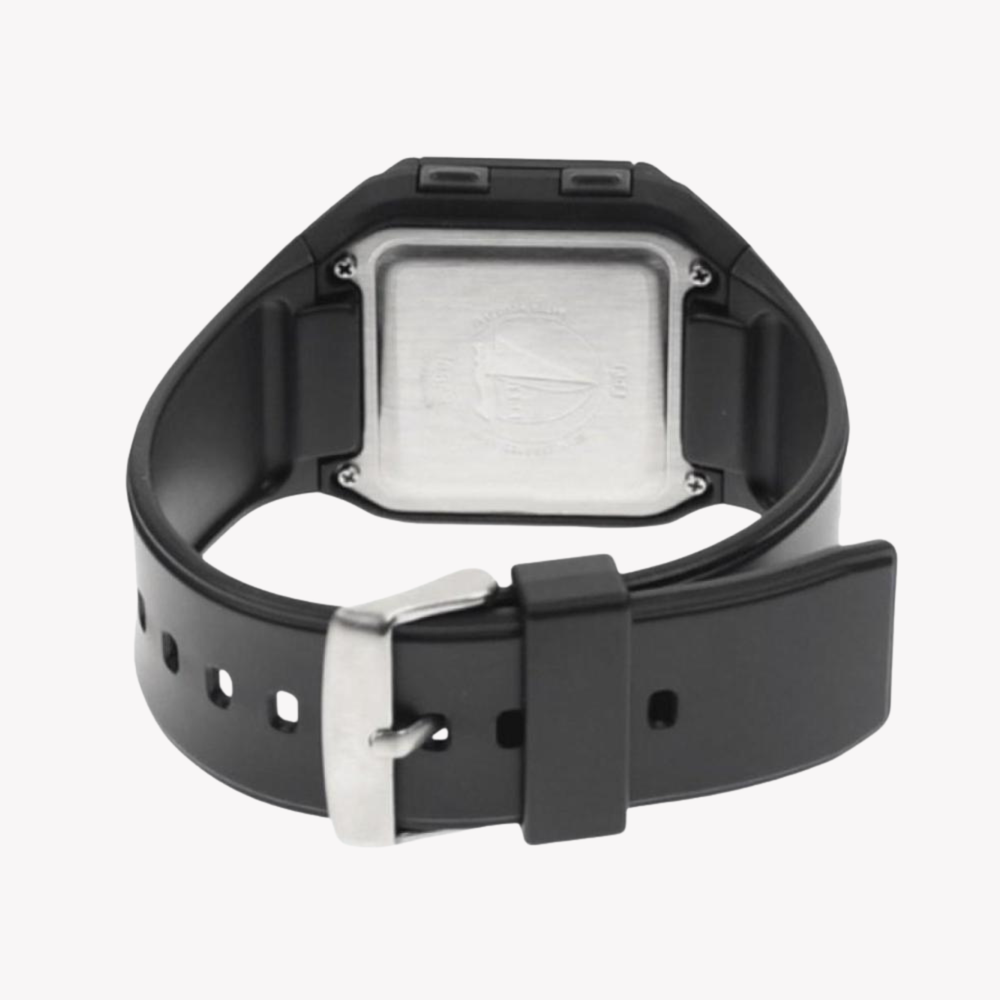 Q&Q Men's Black Men's Watch, Grey Digital Dial | M158J002Y