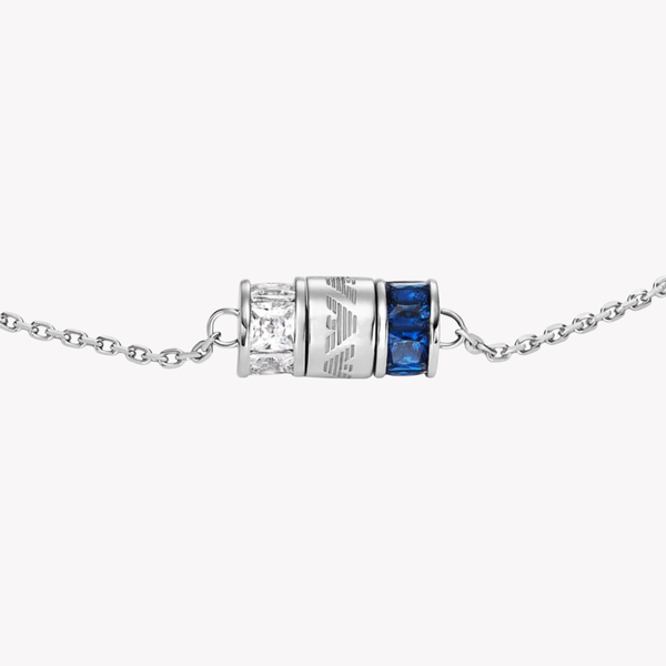 Emporio Armani Women's Silver Bracelet, Sterling Silver Components | EG3580040