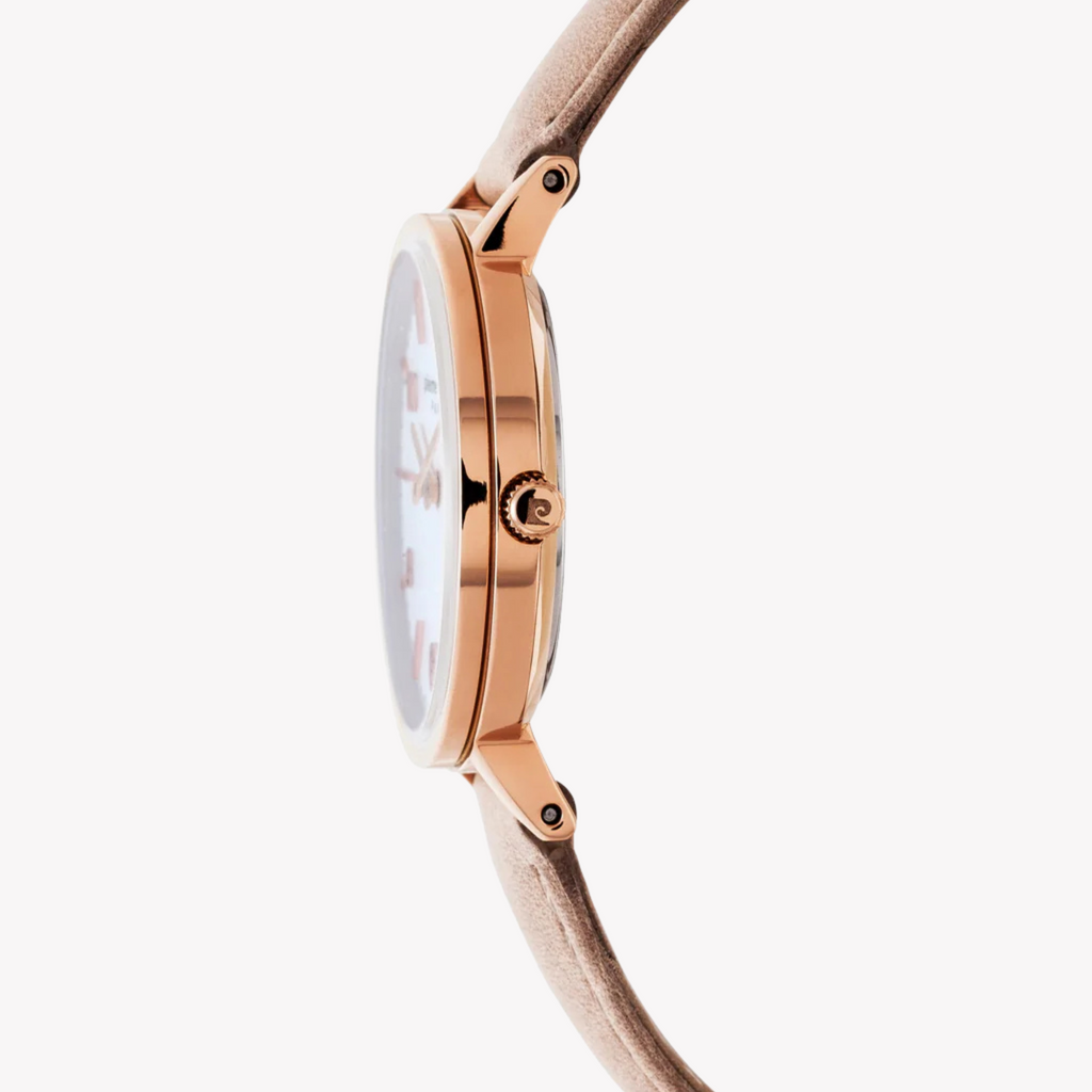 Pierre Cardin Women's Rose Gold Watch, White Dial | Pc902662f10
