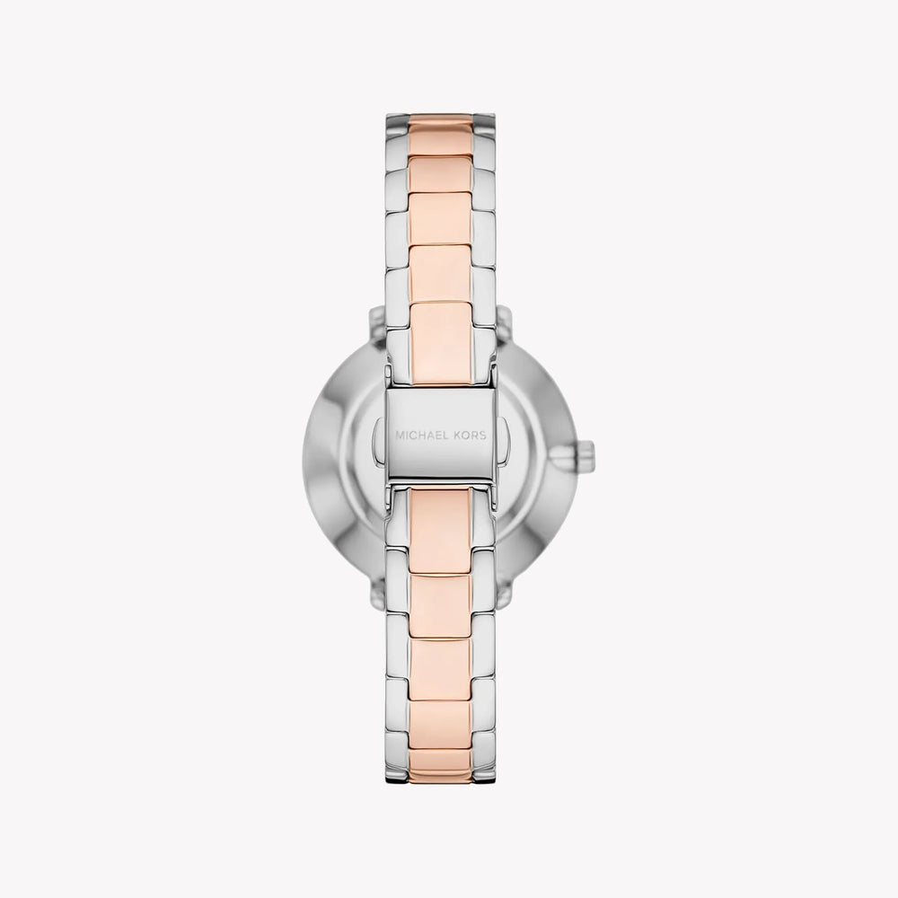 Michael Kors Women's Silver-Rose Gold Watch, White Dial | Mk1066set by i-watch