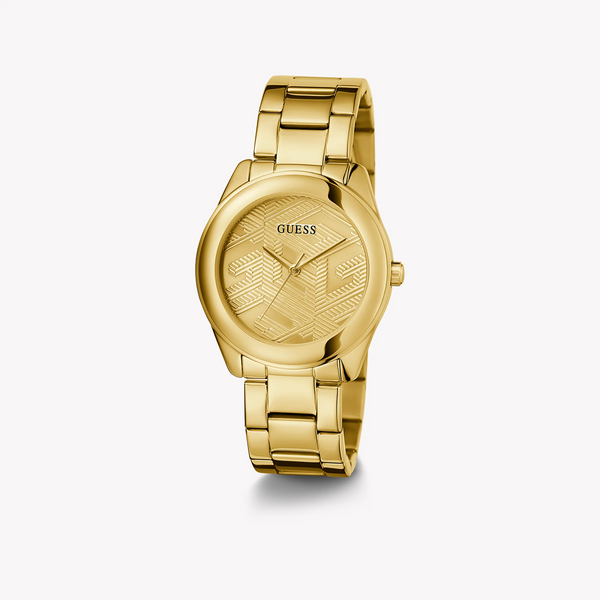 Guess Women's Gold Stainless Steel Watch, Champagne Dial | Gw0606l2 by i-watch