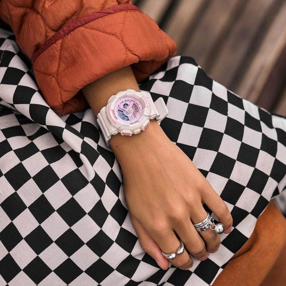 Casio Baby-G Ba-110pl-7a1dr - Sporty Chic Timepiece For Adventurous Women by i-watch