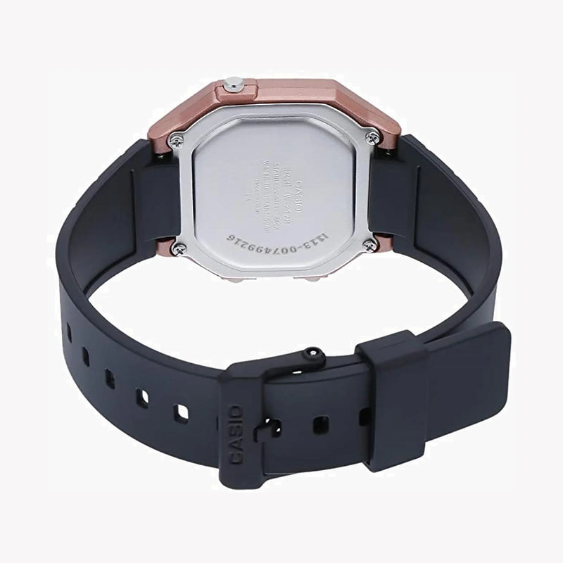 CASIO W-217HM-5AV BOLD SPIRIT - SPORTY ROSE GOLD DIGITAL WATCH WITH BLACK BAND-i-Watch-2
