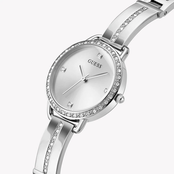 Guess Watches Women's Silver Stainless Steel, Silver Dial | Gw0022l1 by i-watch