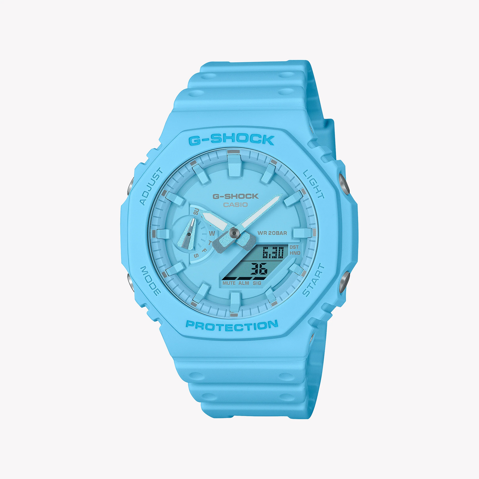 G-Shock Men's Blue Resin Watch, Blue Dial | Ga-2100-2a2dr by i-watch