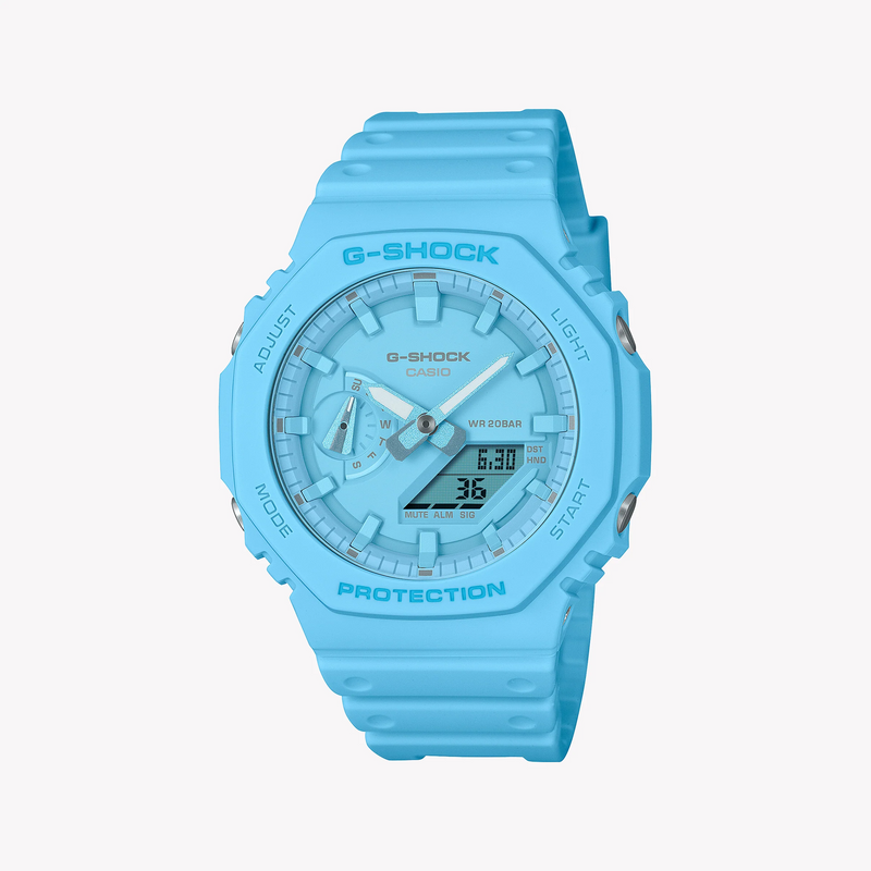 G-Shock Men's Blue Resin Watch, Blue Dial | Ga-2100-2a2dr by i-watch