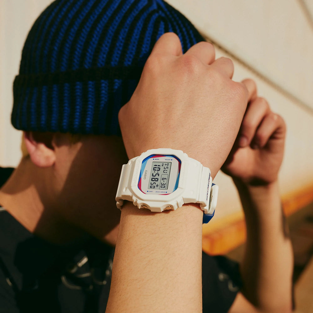 Casio G-Shock Men's Blue Resin Watch, Digital | Dwe-5600pr-2er by i-watch