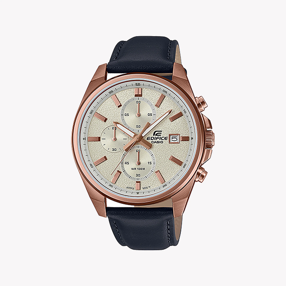 Casio Edifice Efv-610cl-7avudf - Sporty Elegance Men's Watch With Rose Gold Finish by i-watch