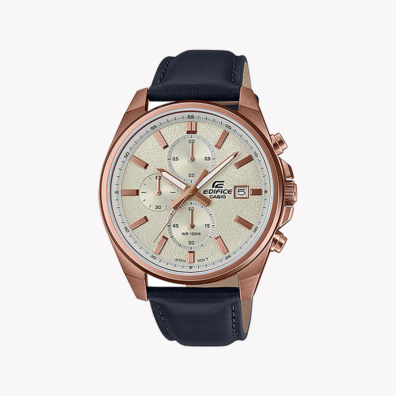 Casio Edifice Efv-610cl-7avudf - Sporty Elegance Men's Watch With Rose Gold Finish by i-watch
