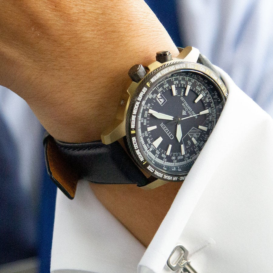 CITIZEN CB0204-14L ECO-DRIVE MASTERPIECE - STYLISH MEN'S WATCH WITH GLOBAL TIME AND WATER RESISTANCE-i-Watch-3