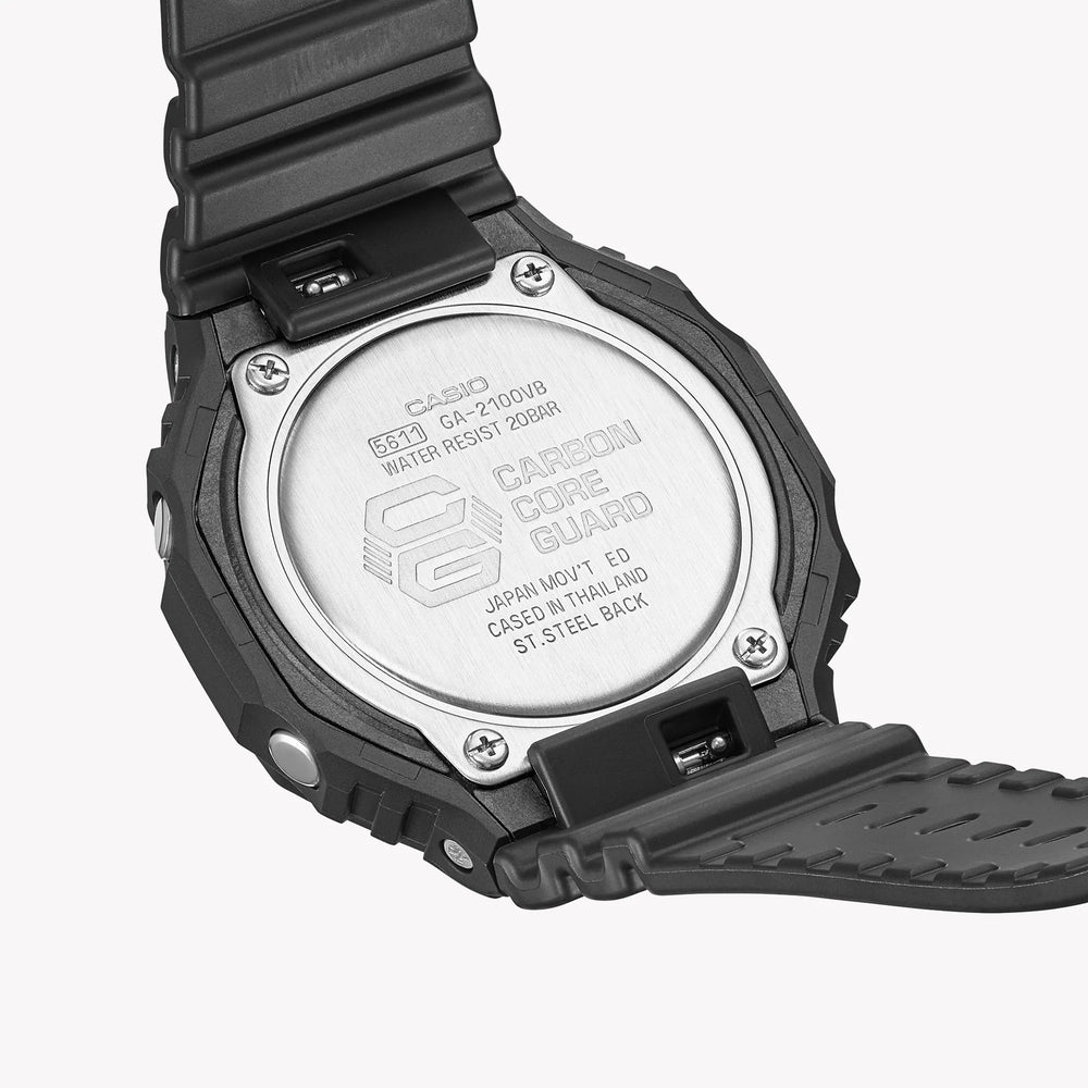 Casio G-Shock Ga-2100vb-1adr - Bold Black Vibrance Men's Watch: Tough Style With A Modern Edge by i-watch