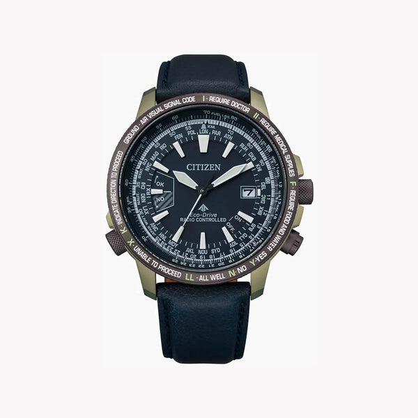 Citizen Cb0204-14l Eco-Drive Masterpiece - Stylish Men's Watch With Global Time And Water Resistance by i-watch