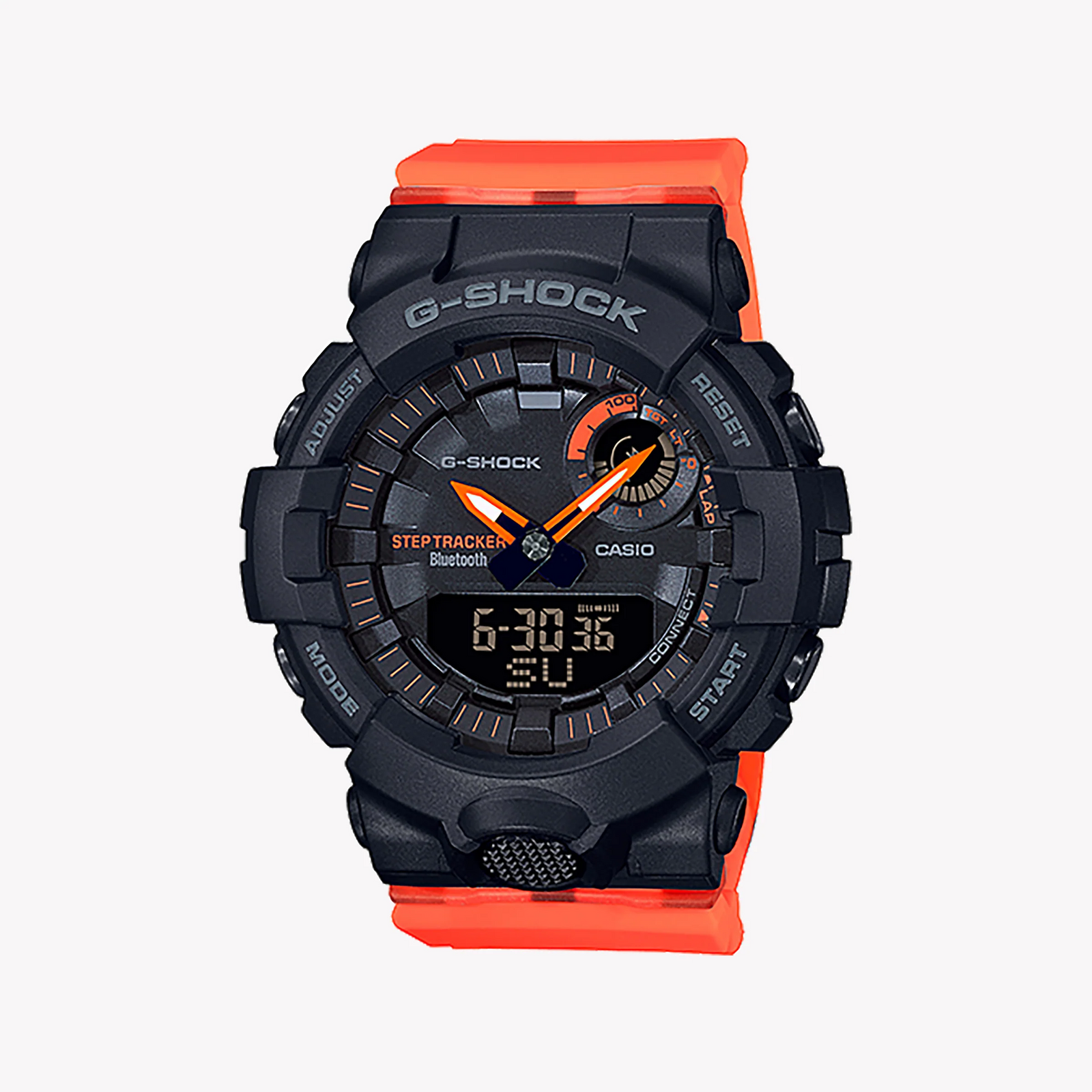 Casio G-Shock Gma-B800sc-1a4dr Bold Adventure - Sporty & Functional Women's Watch With Peach BAnd and Striking Black Case by i-watch