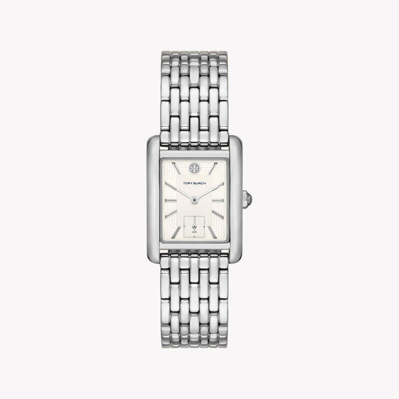 Tory Burch Women's Silver Watch, White Dial | Tbw1069 by i-watch