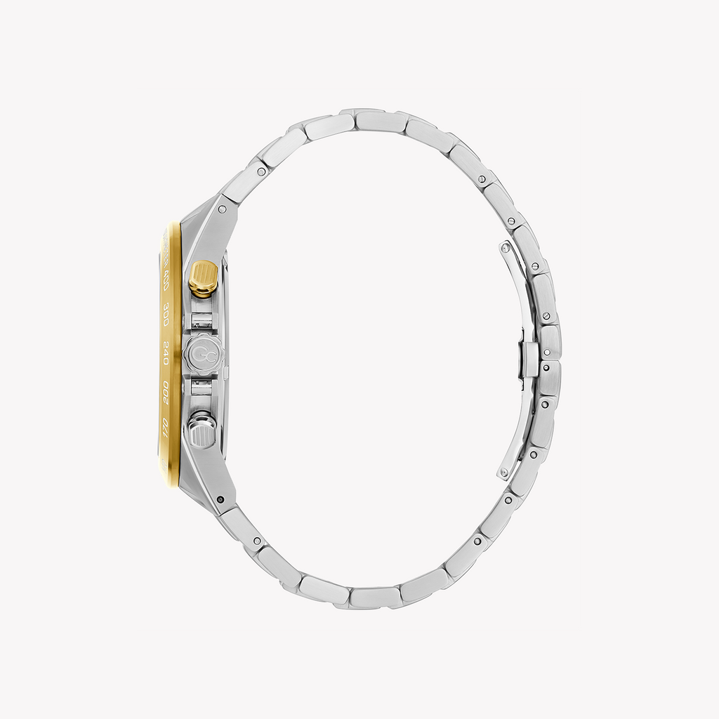 GUESS COLLECTION Z07008G9MF - ELEGANT FEMININITY TIMEPIECE WITH BOLD GREEN DIAL & GOLD/SILVER FINISH-i-Watch-2