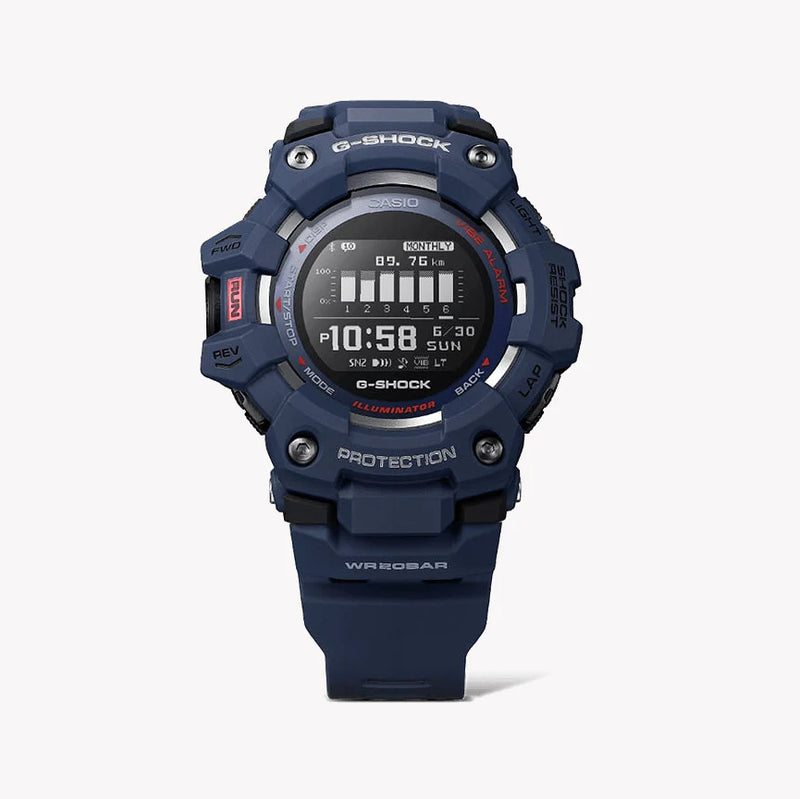 G-Shock Men's Blue Resin Watch, Digital | Gbd-100-2dr by i-watch
