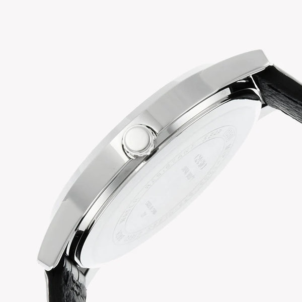 Timeless Elegance Men's Alloy Watch, Black Leather | Mtp-1303l-7bvdf by i-watch